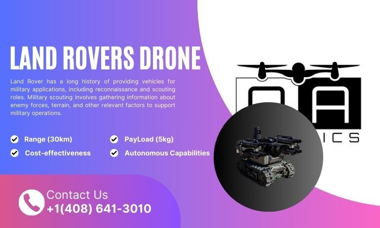 Discover Our High-Quality Land Rover Drone Collection | UAV Drone