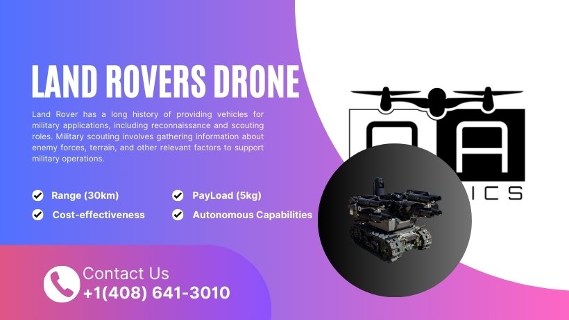 Discover Our High-Quality Land Rover Drone Collection | UAV Drone