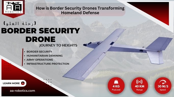 Discover the arena of border security drones or minefield detection drones used for border security as well as their influence on defence.